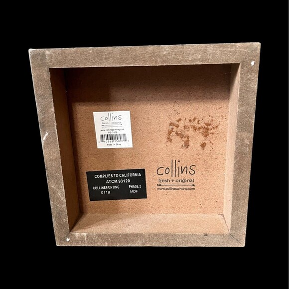 Hobby Lobby Wooden Stay Awhile Square Sign Decor Rustic Primitive Farmhouse 6x6 - Picture 5 of 5